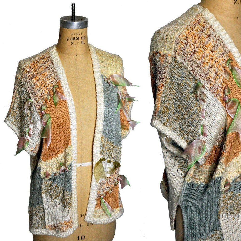 80s Vintage Gil Aimbez for Static Sweater Vest Rib